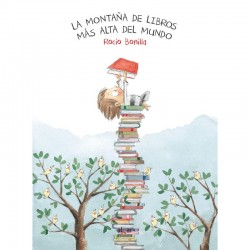 La montaña de libros más...